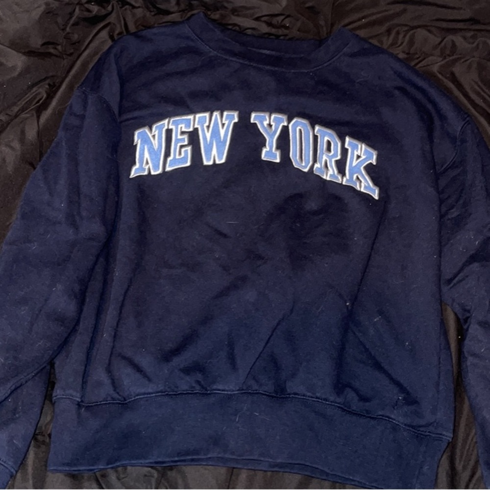 New York Crew neck Navy size medium